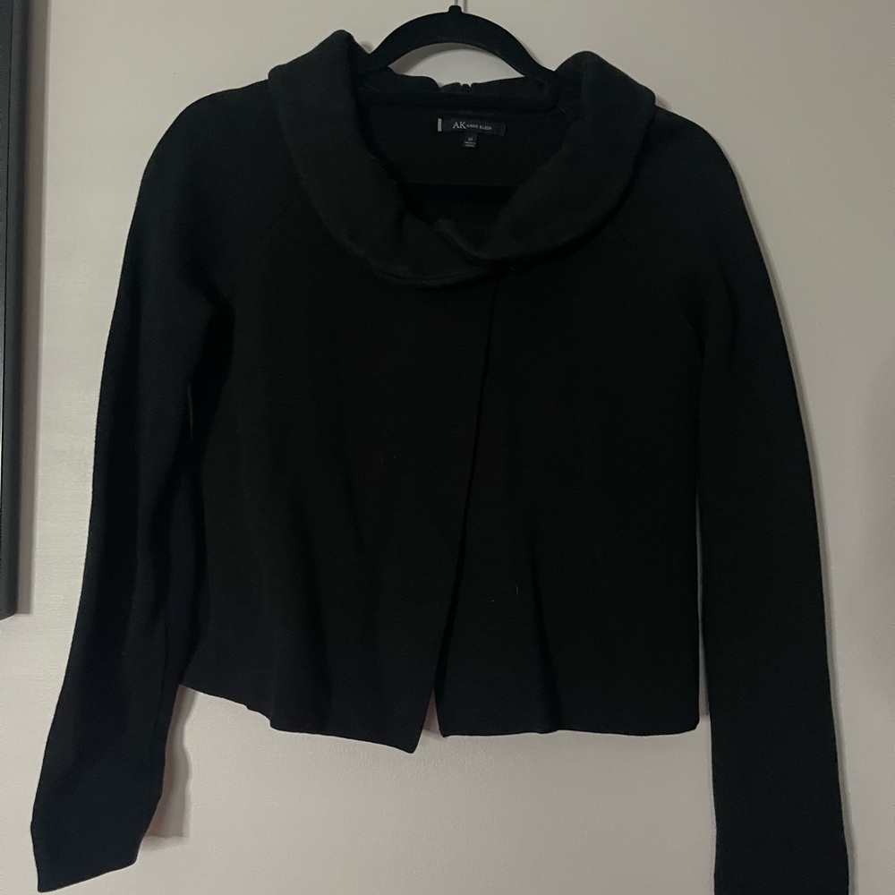Anne Klein Black Cowl Neck Sweater
